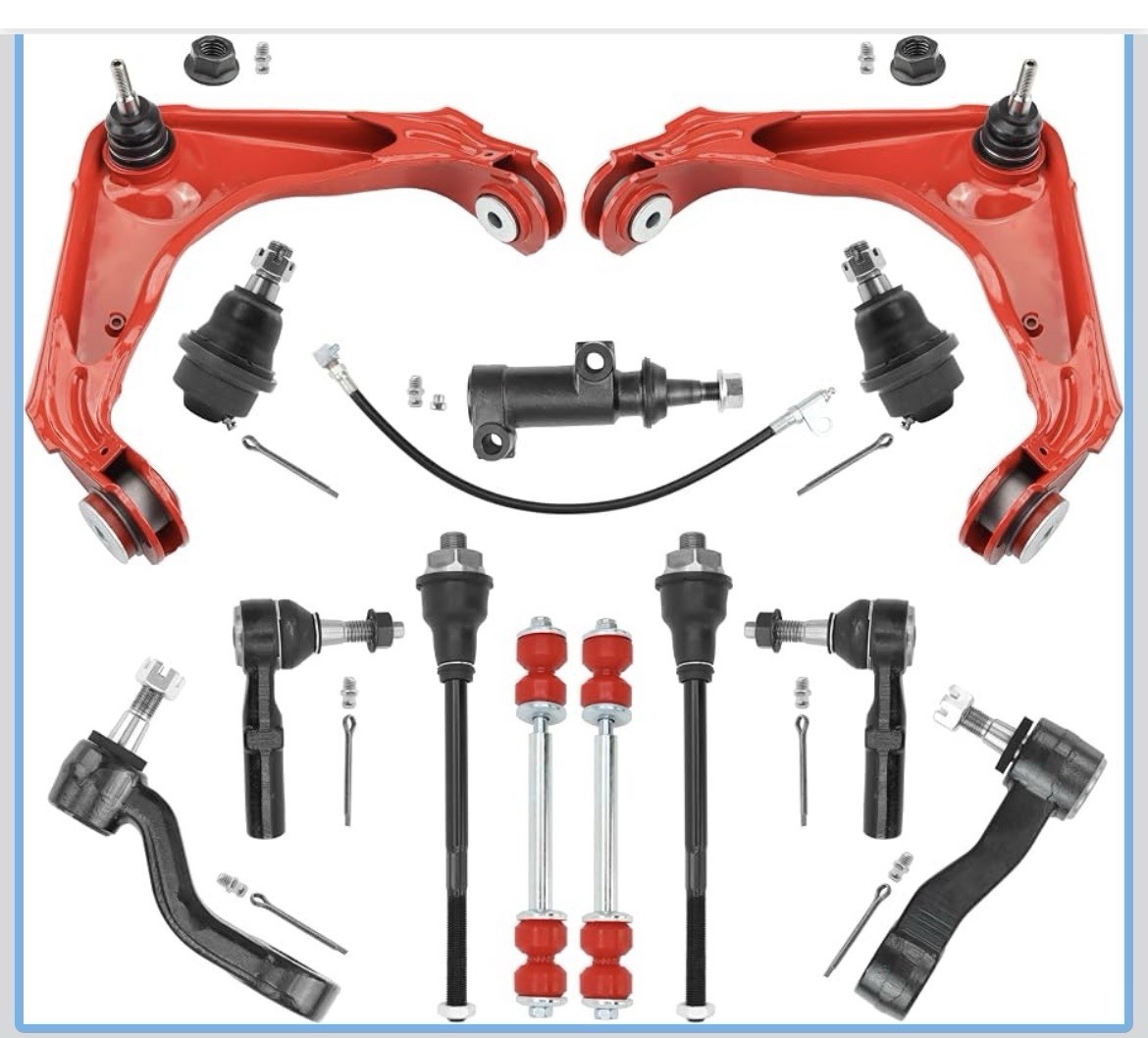 13PC Front End Suspension Kit for Chevy Silverado GMC Sierra 2500HD 3500HD,Su...