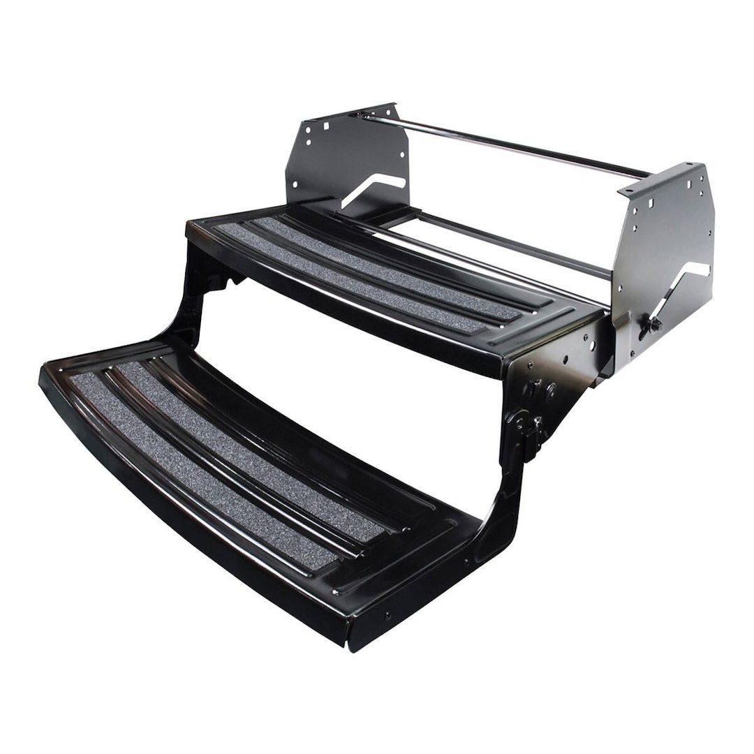 Lippert Components 432682 Entry Step 2 Manual Folding Steps 24in W x 7in Depth