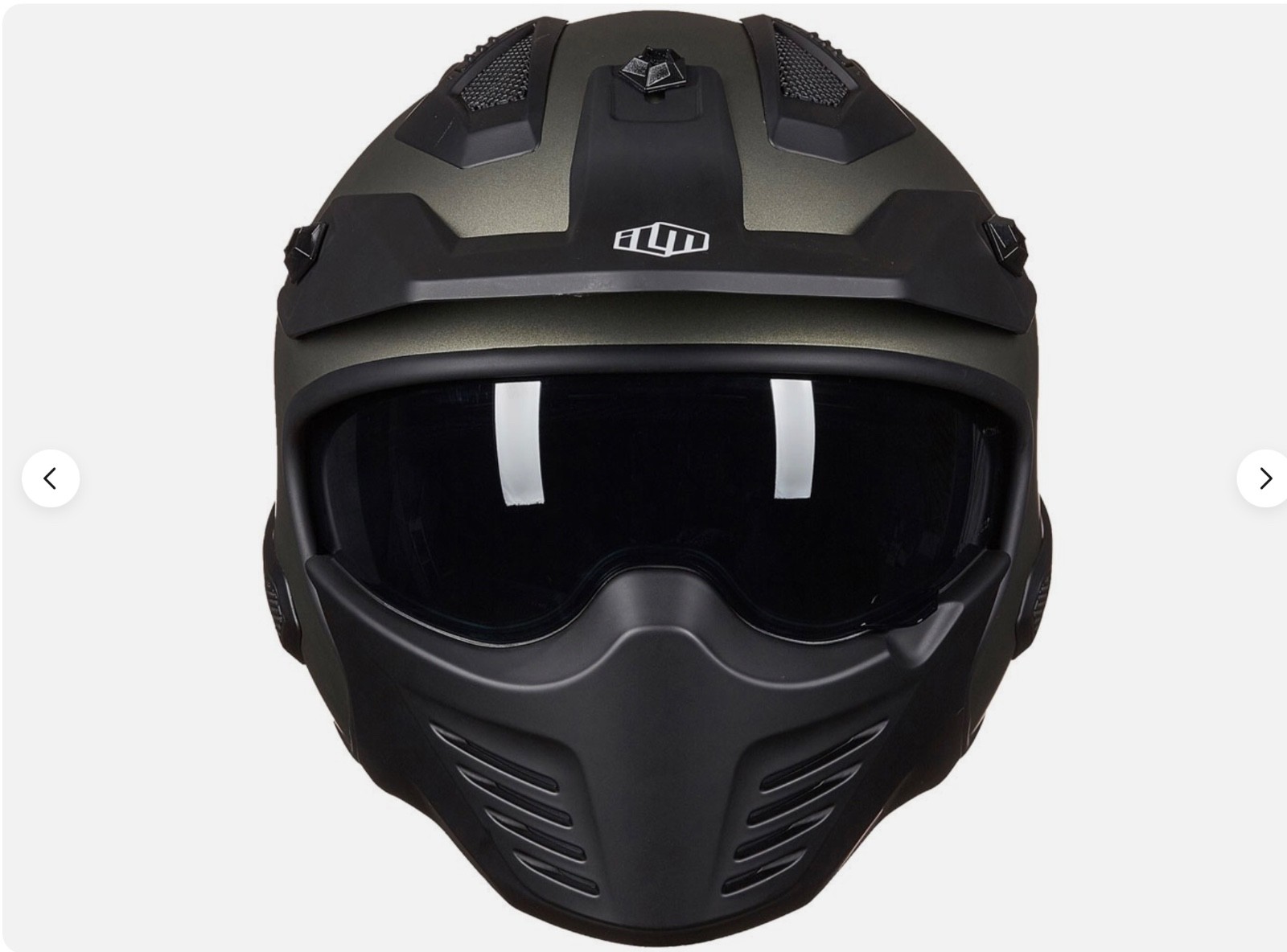 ILM Seller Refurbish Open Face 3/4 Motorcycle Half Helmet Moped ATV Scooter DOT