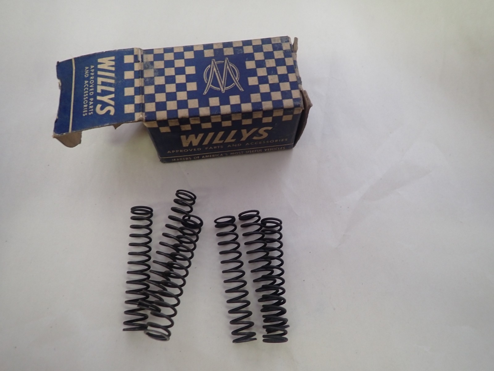 NOS (6) Willys Jeep / Pickup Oil Pump Springs # 645628 New Old Stock From Dealer