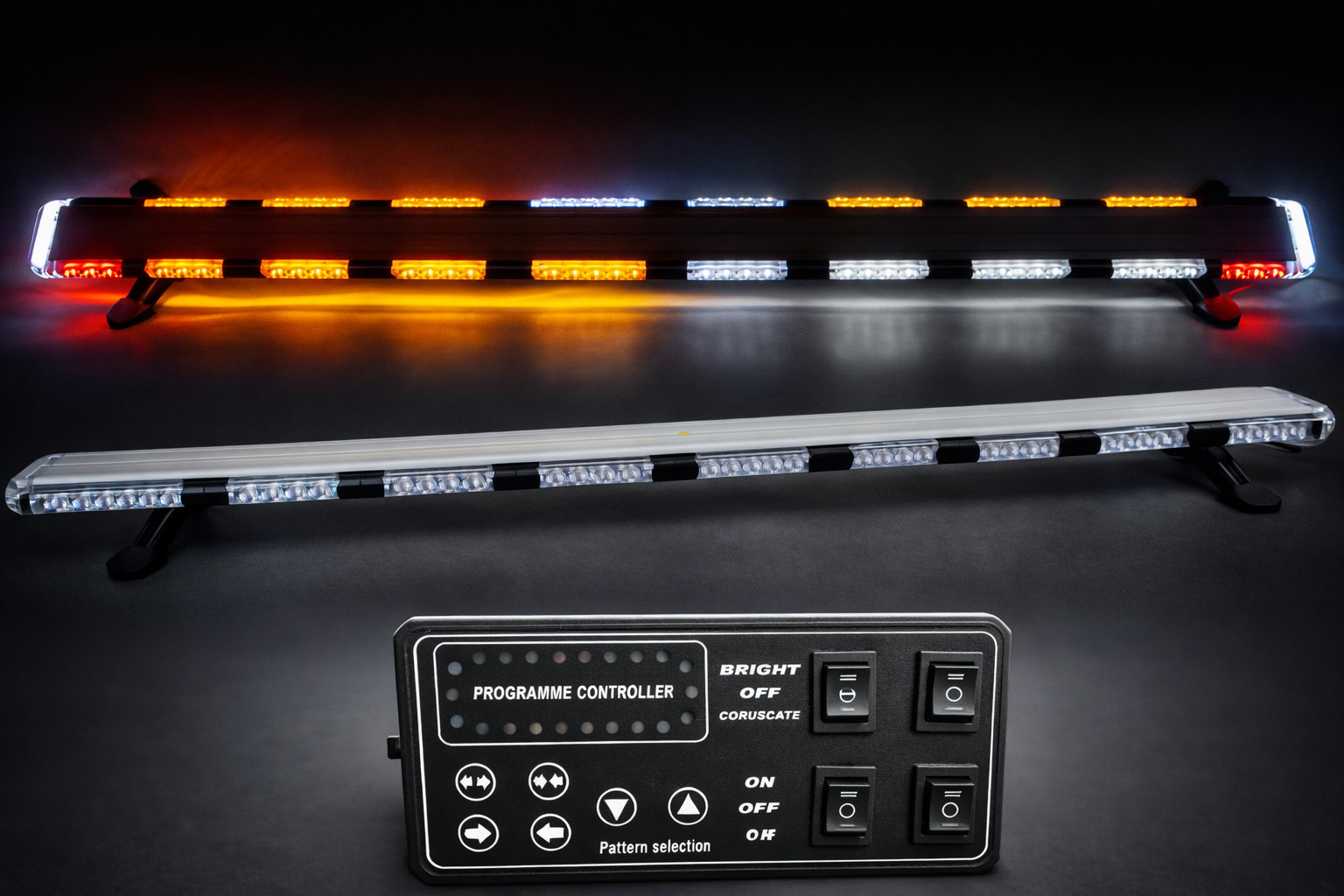 56 Inch LED Warning Strobe Light Bar Tow/Truck/Roll Back with Brake&Turn Signals