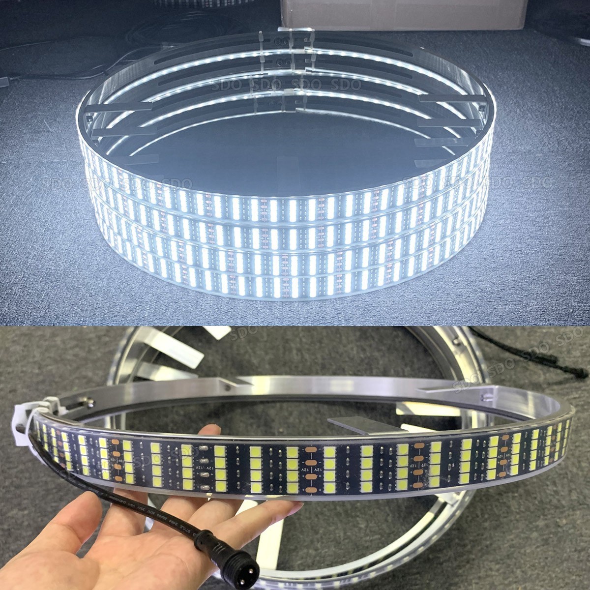 Sample product : 4 Row 15.5\'\' White LED Truck Wheel Ring Rim Lights Strobe Flash Sample product : 4 Row 15.5\'\' White LED Truck Wheel Ring Rim Lights Strobe Flash
