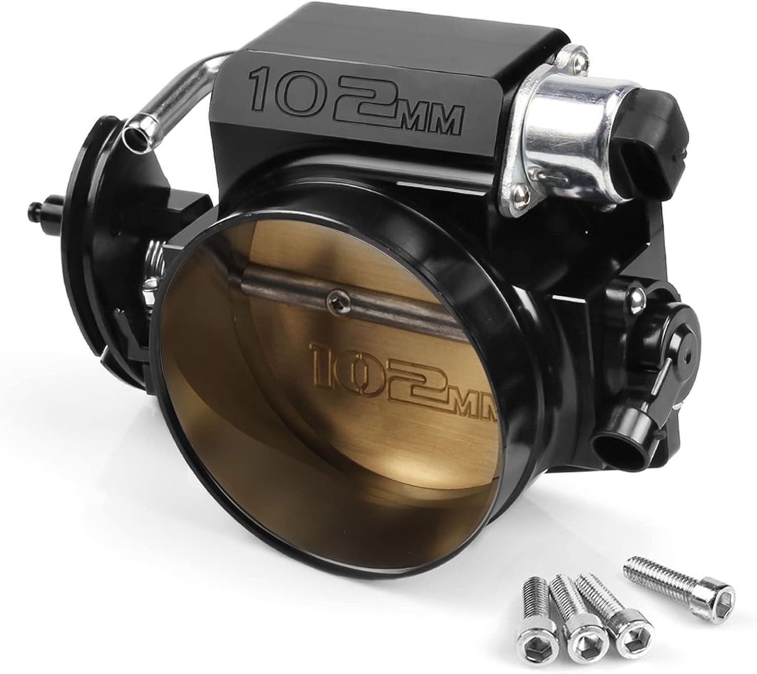 LS Throttle Body 102mm TBI 4 Bolt +TPS IAC For GM LS1 LS2 LS6 LS7 LSX Alum Black