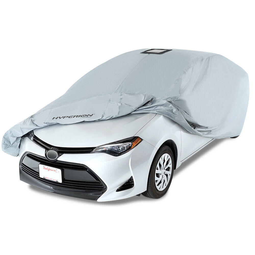 Hyperion Car Cover with Built-In Solar Charger for Cars up to 16’8” Long