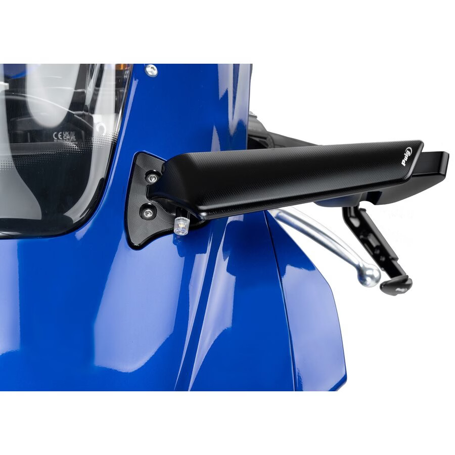 Puig Aileron Mirrors - Black, Left 22253N