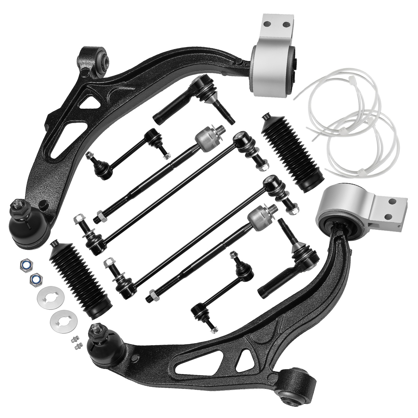 12 Piece Front Lower Control Arm Ball Joint Kit Fits 2011-2017 Ford Explorer 12 Piece Front Lower Control Arm Ball Joint Kit Fits 2011-2017 Ford Explorer