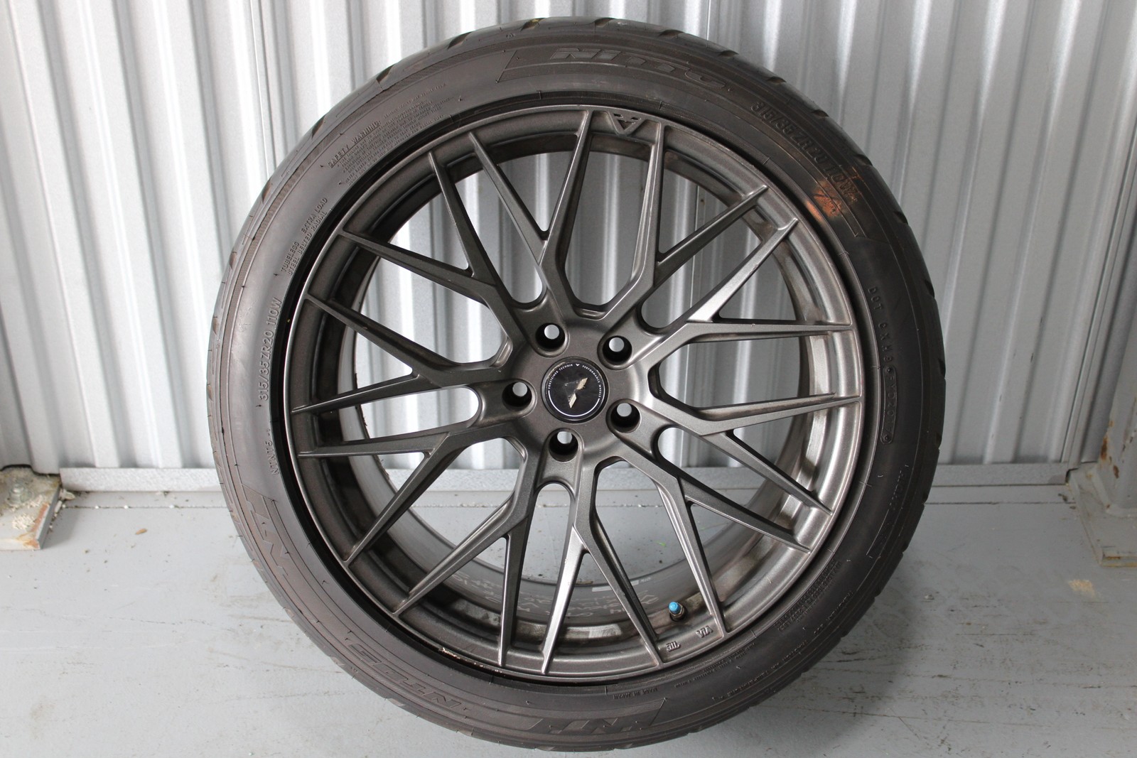 VORSTEINER V-FF-107 CARBON GRAPHITE RIM WHEEL & TIRE 20X12 +20 5X114 #2