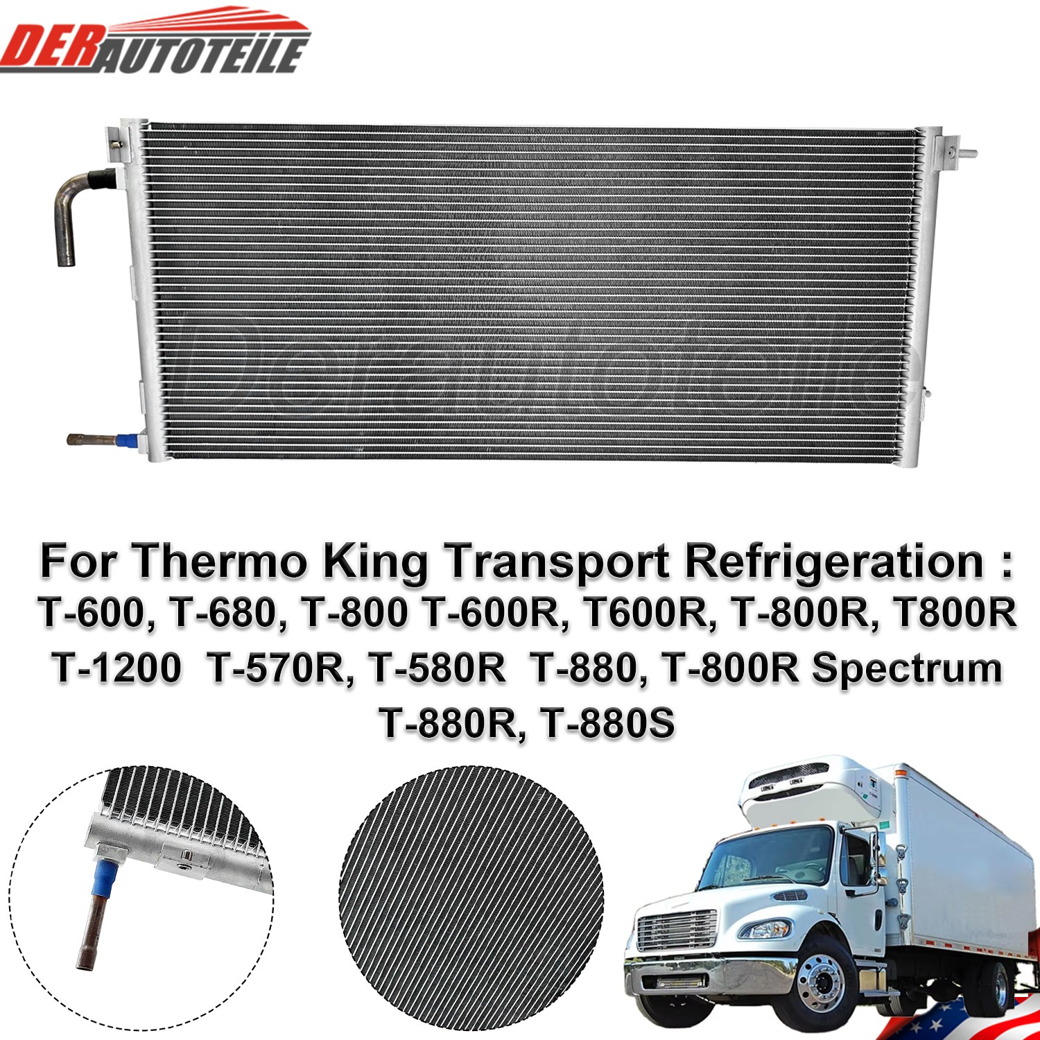 67-2969 New Coil Condenser For Thermo King T570 T580 T600 T680 T800 T880 672969
