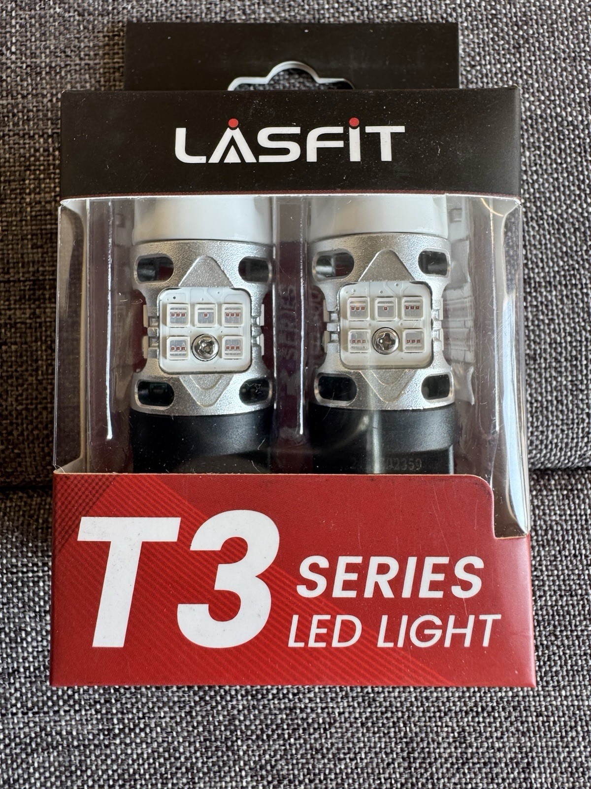 Lasfit 3157 LED RED Turn Signa Bright Parking/DRL Light Bulbs