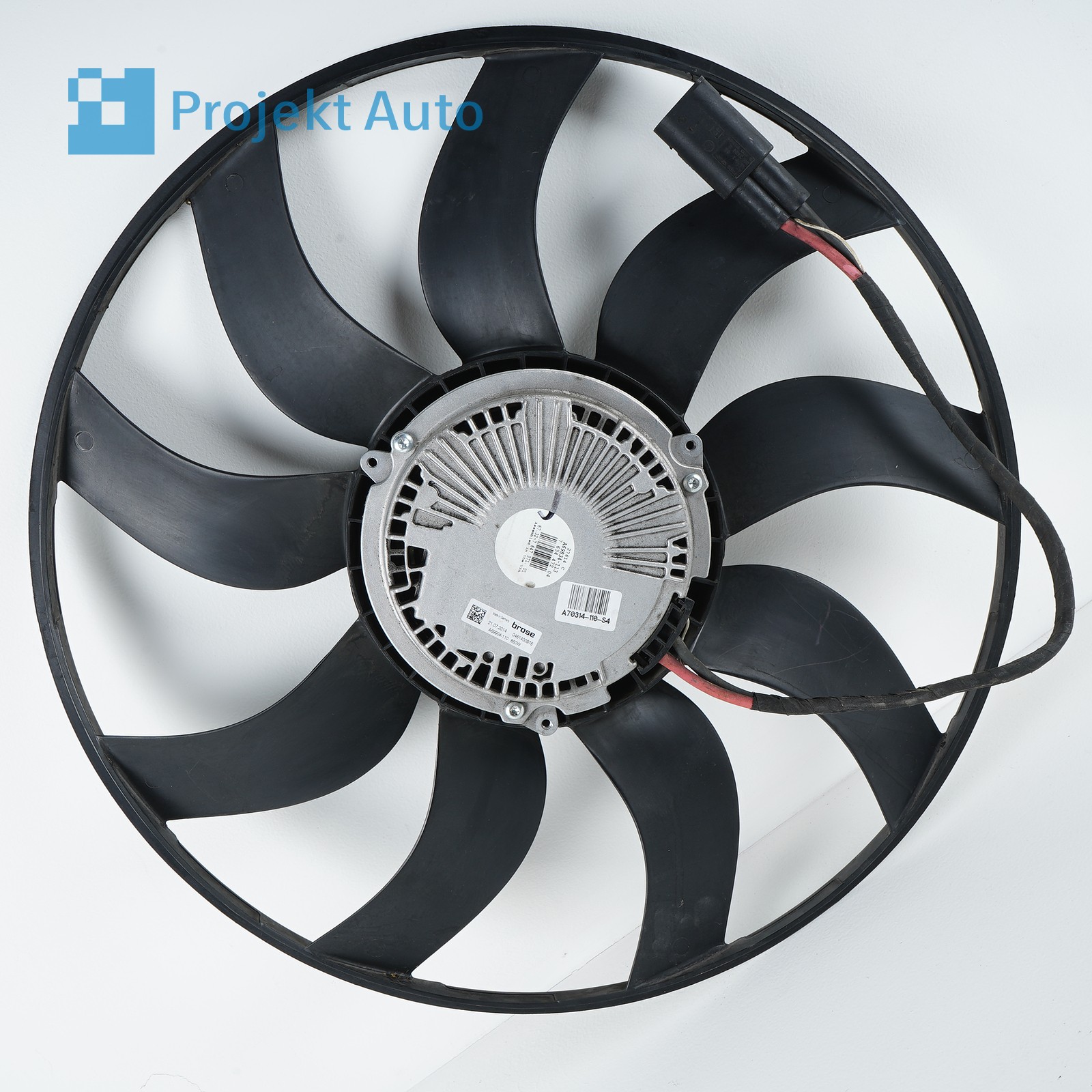 14-19 OEM BMW 850W Radiator Fan X5M X6M X5 X6 S63R N63R 7634472 F15 F85 F16 F86