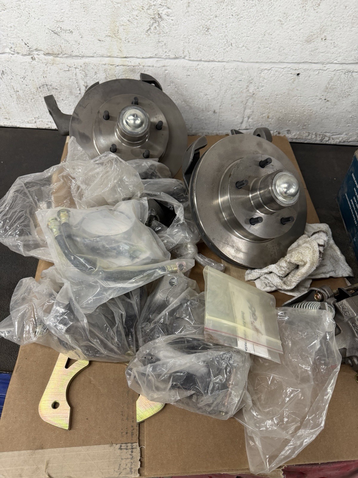 Complete Front & Rear Disc Brake Kit (Drop Spindle) 1968-69 Camaro/1968-74 Nova