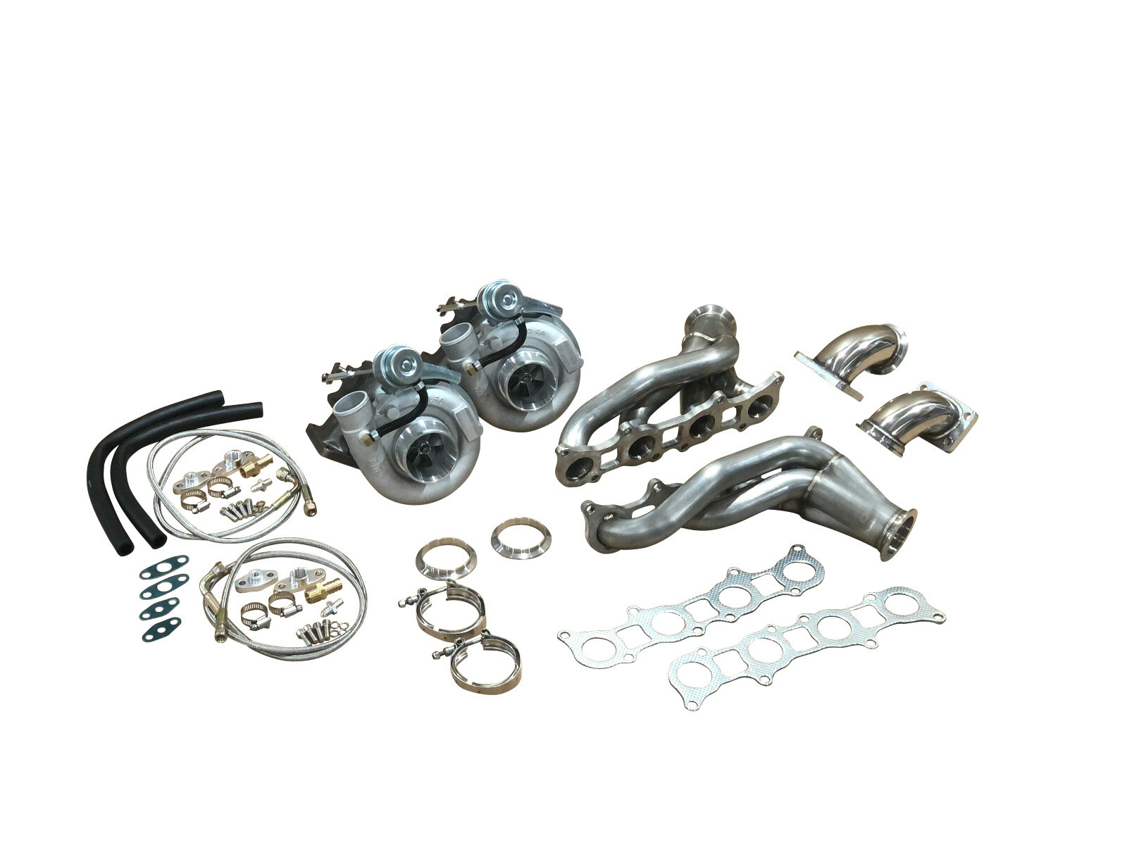 FOR Mustang Coyote GT 5.0L 1000HP S550 Twin Turbo HOT PARTS T3 TURBOCHARGERS