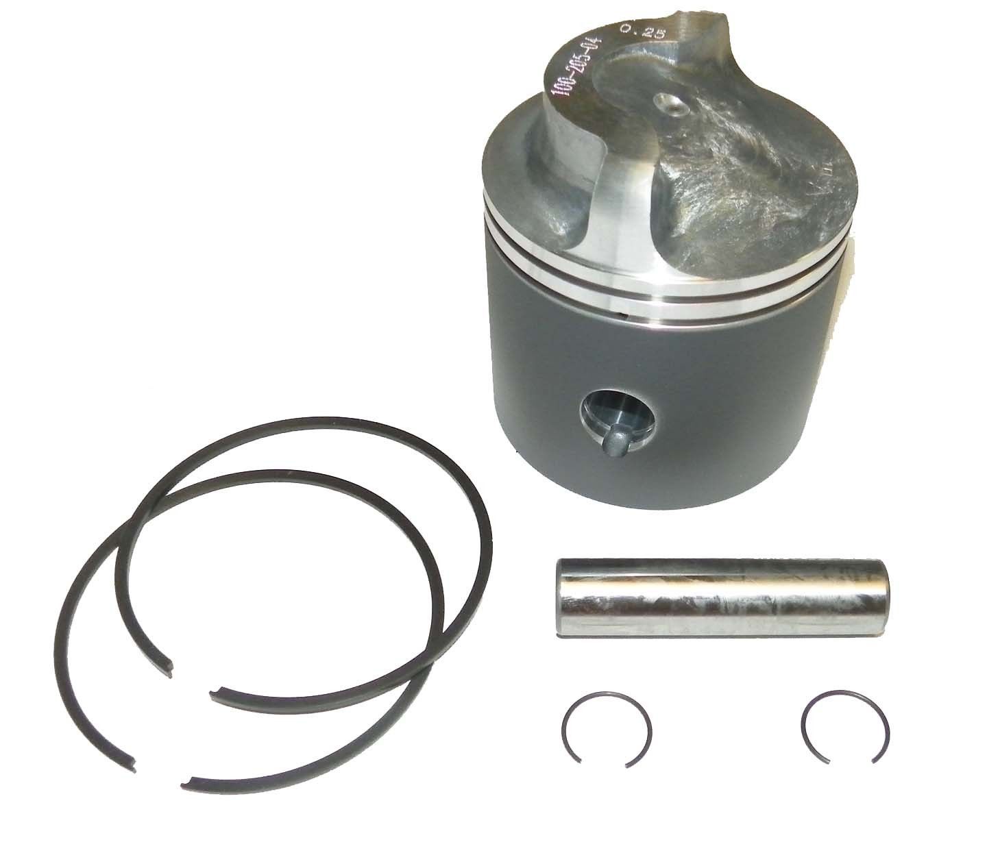 WSM Outboard Chrysler Force 40-150 Hp Piston Kit 100-205k, 700-819690A 3.375