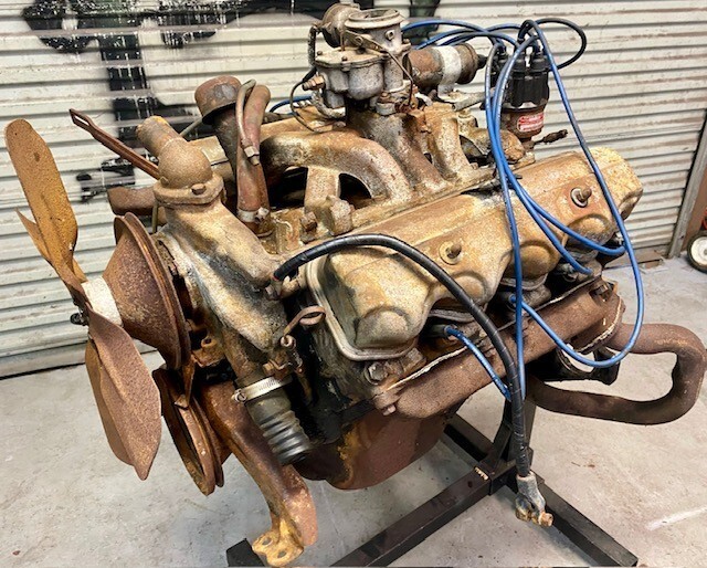 Vintage 1955 Plymouth Belvedere 259 V8 Polyspheric Engine