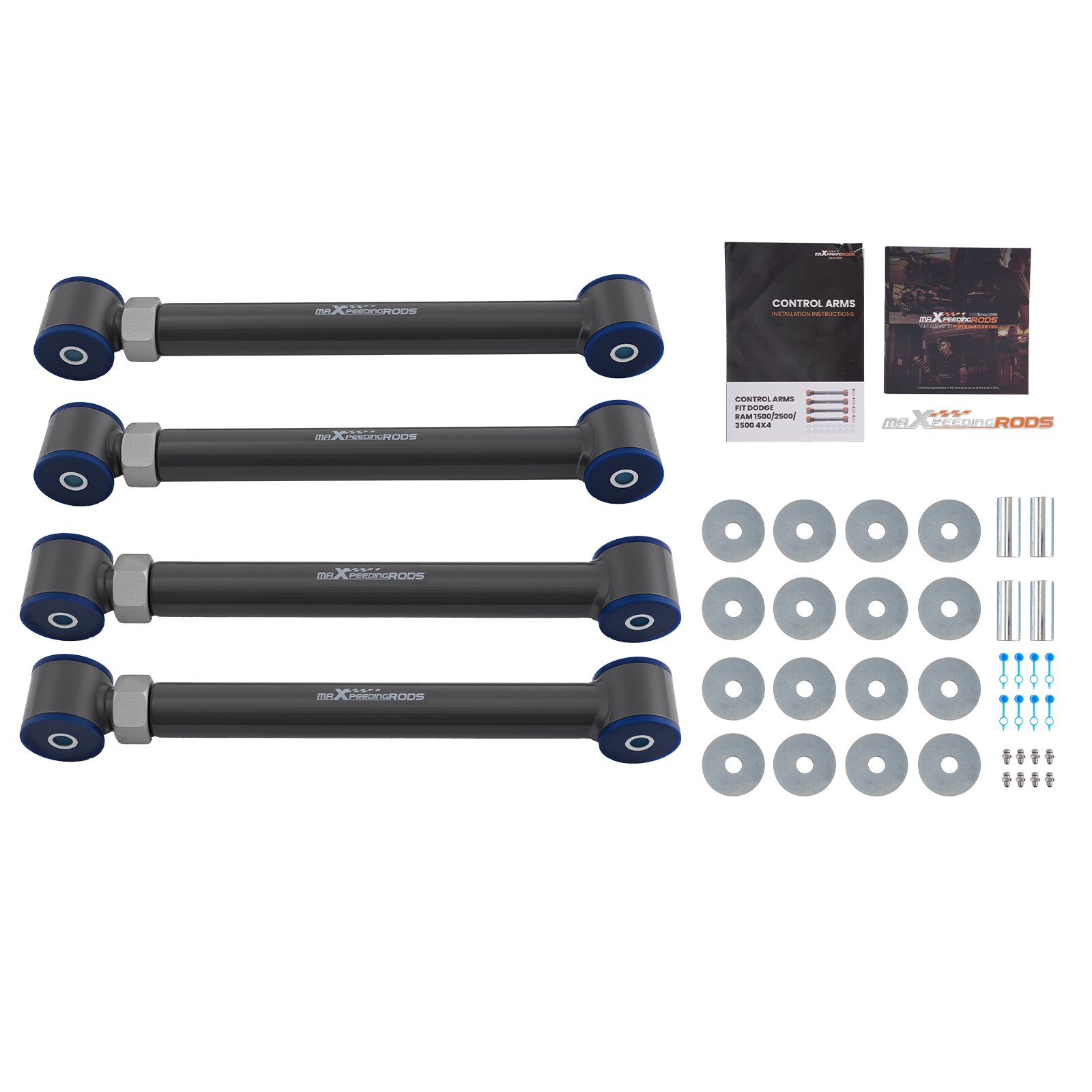 Heavy Duty Adjustable 4 x Front Control Arms 0-6