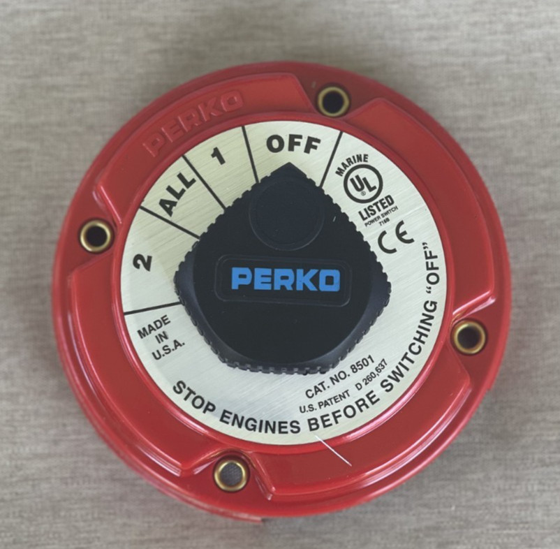 Perko 8501 *NEW* Battery Selector Switch for 2 batteries Perko 8501 *NEW* Battery Selector Switch for 2 batteries