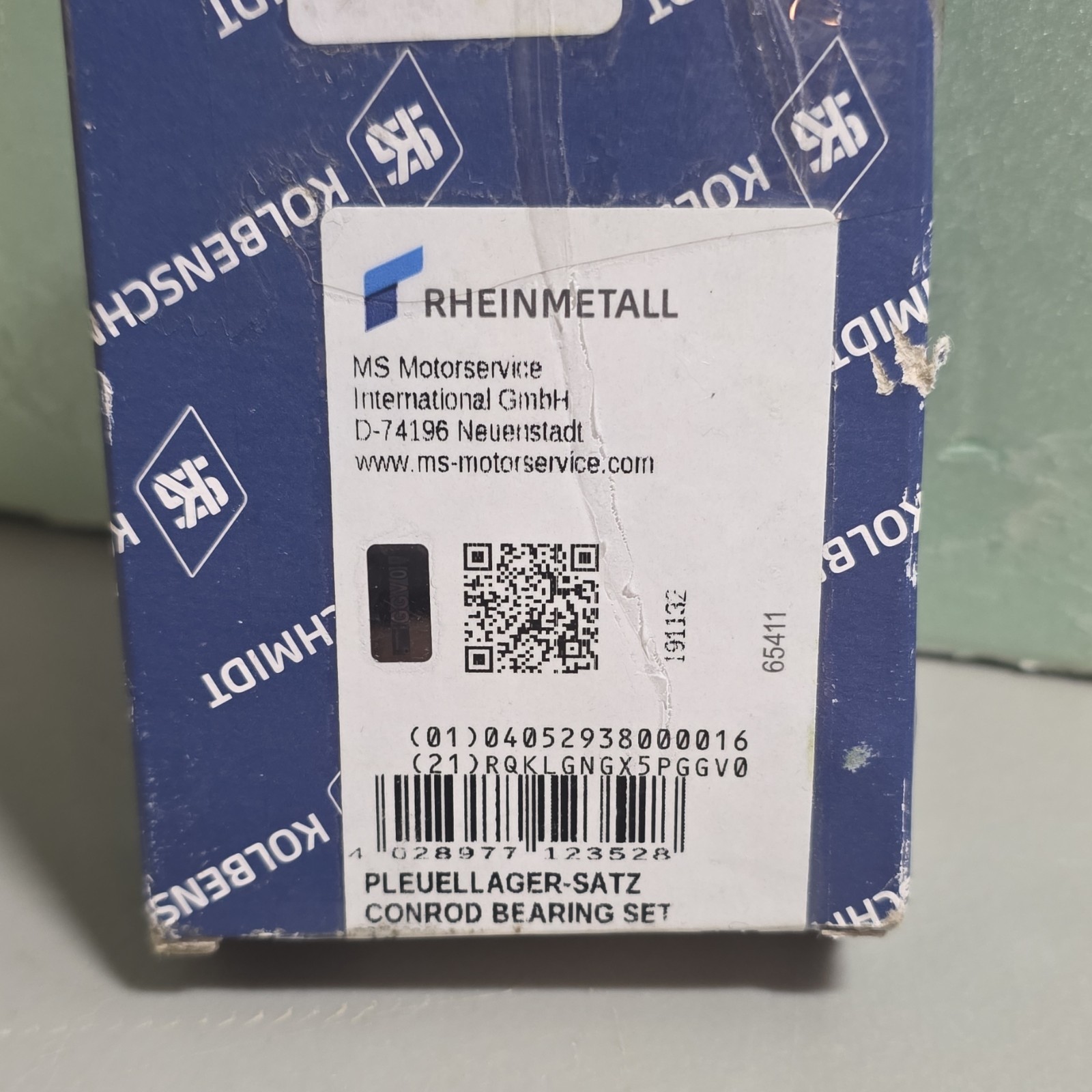 Kolbenschmidt Standard (STD)Connecting Rod Bearing Set (Part Number:87 998 600)
