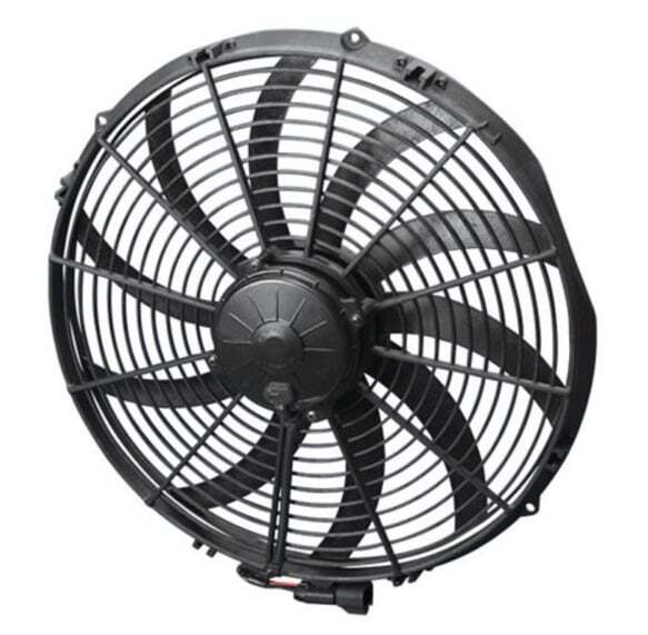 SPAL 2467 CFM Single 16in High Performance Curved Puller Fan Assembly Universal