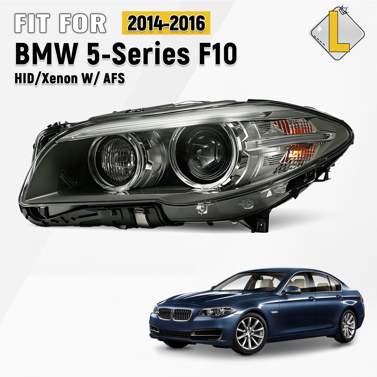 For 2014-2016 BMW F10 528i 535i HID w/ AFS Projector Headlight Headlamp Driver