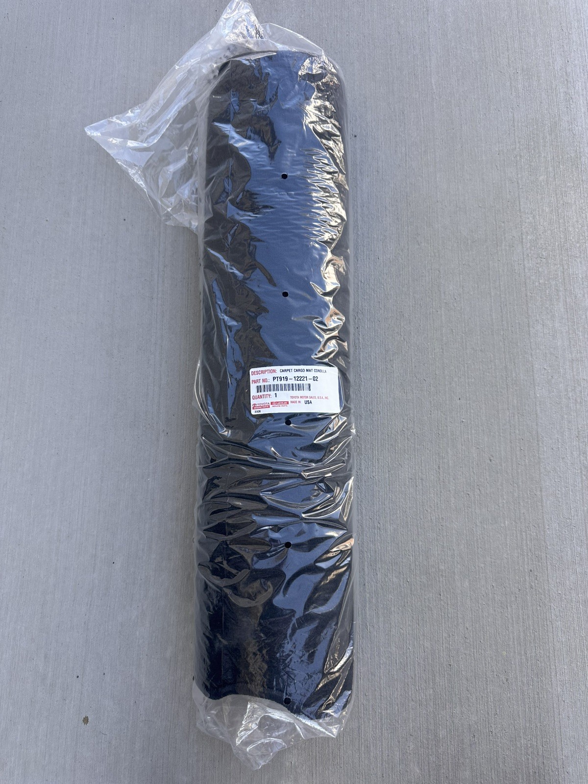 Toyota Corolla Hatchback 2023-2026 Carpet Cargo Mat Genuine OEM OE Toyota Corolla Hatchback 2023-2026 Carpet Cargo Mat Genuine OEM OE