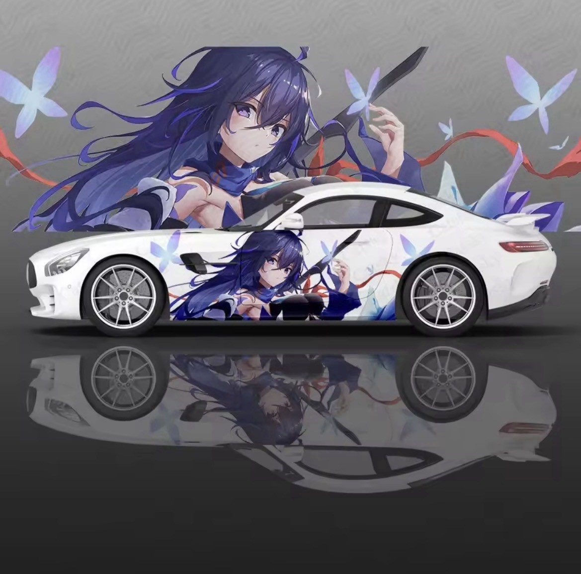 Japanese Inspired Anime Car Decals Itasha Side Decal Both Side JDM Vinyl