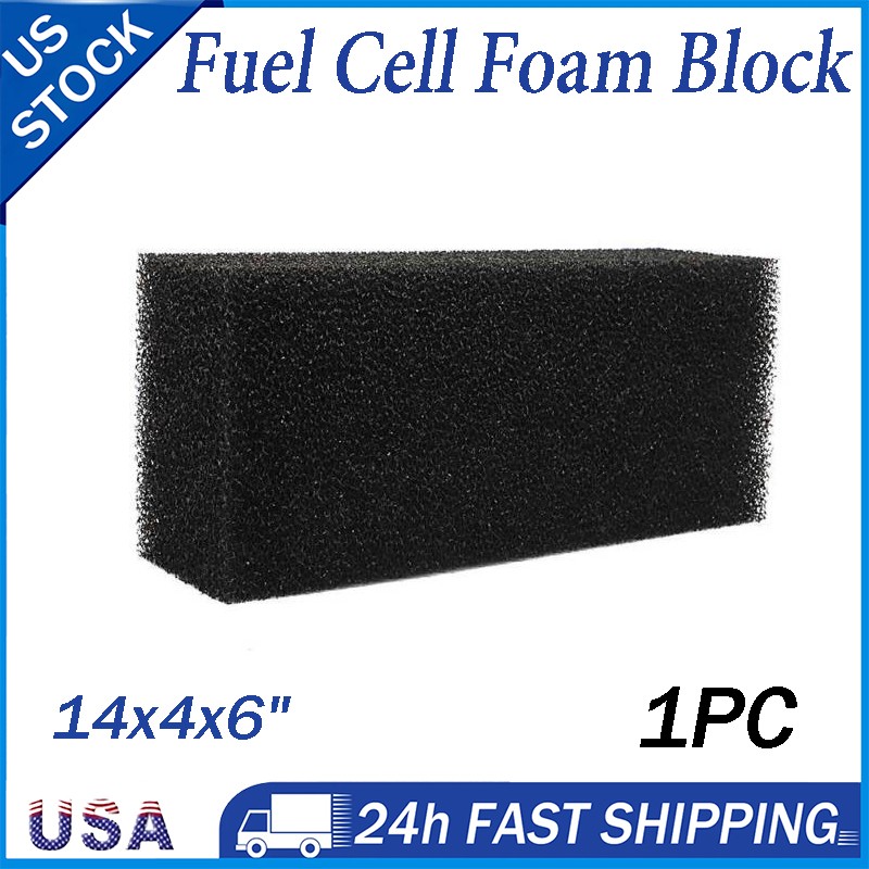 Universal Motor Single Anti-Slosh Fuel Cell Foam Fuel Cell Insert Block 14x4x6
