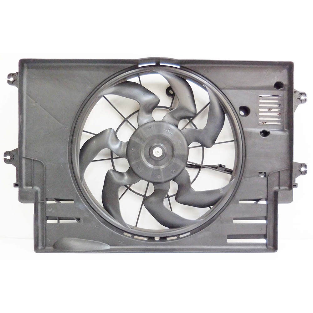 Radiator And Condenser Fan Assembly With One Big Fan For Hyundai Kona 2018-2021