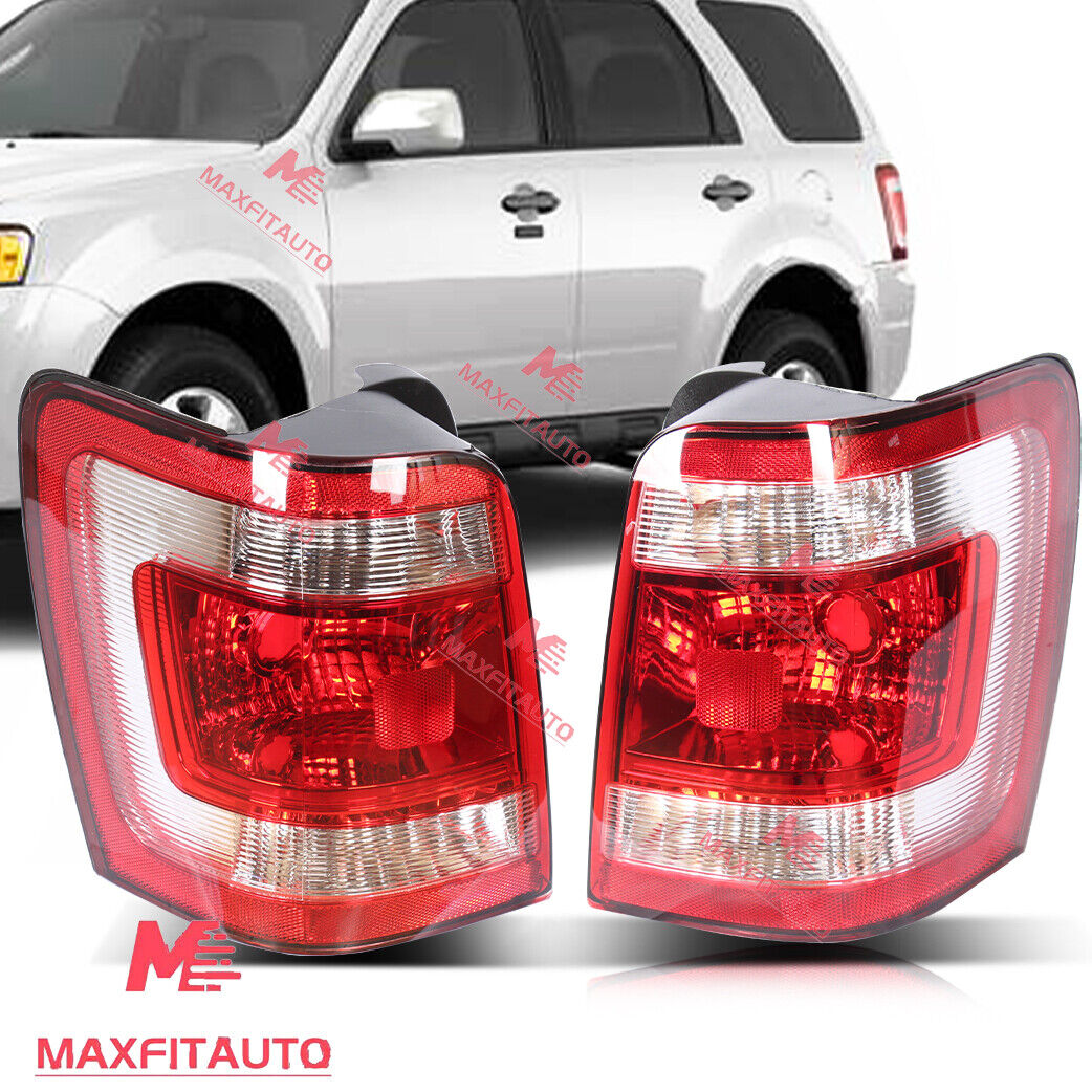 Fits 2008-2012 Ford Escape Brake Rear Tail Light Lamp Left&Right Side Pair
