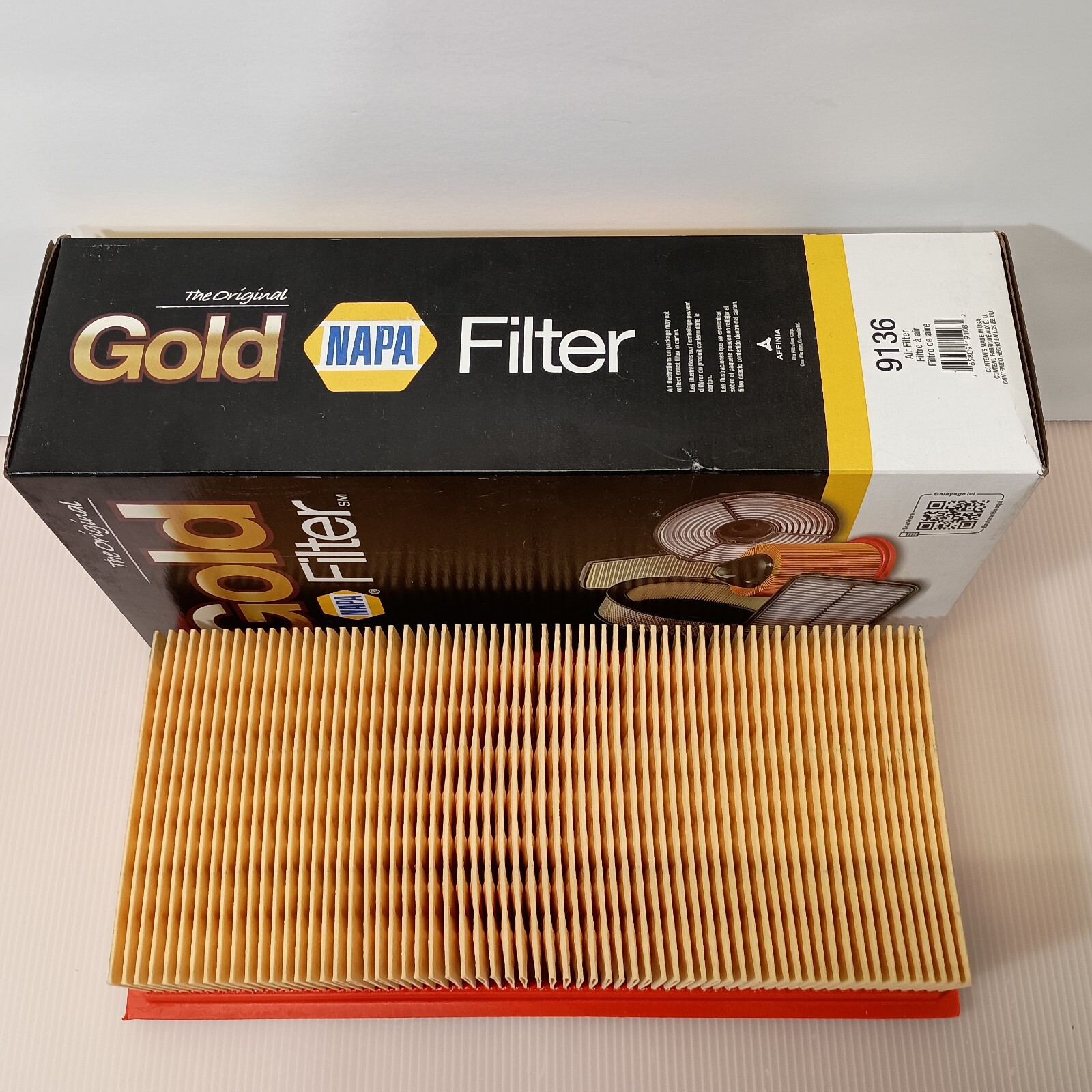 9136 Napa Gold Air Filter Made In USA 49136 Wix Original NOS 9136 Napa Gold Air Filter Made In USA 49136 Wix Original NOS