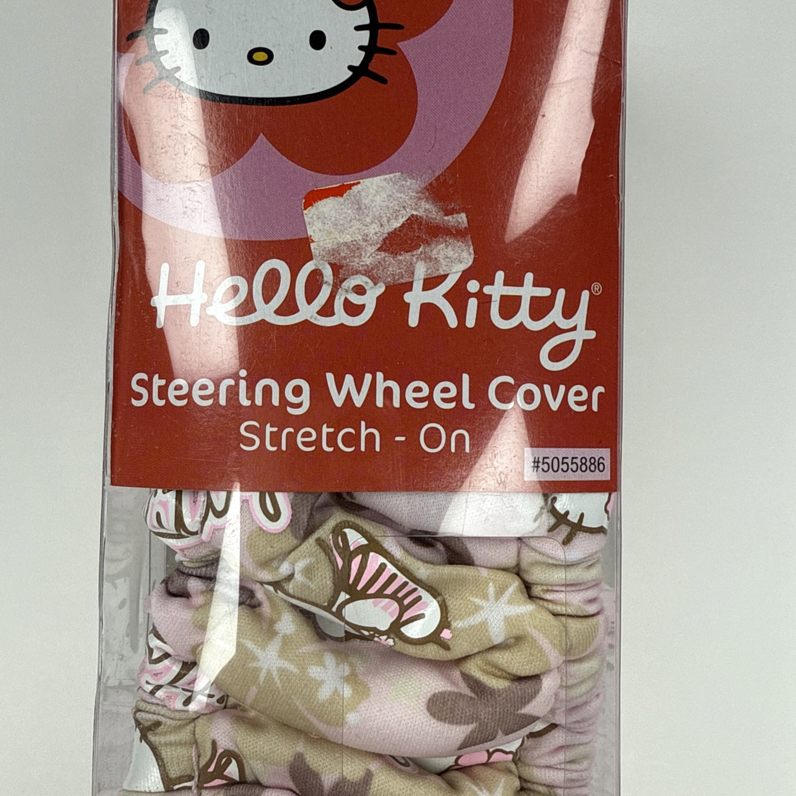 VTG 2004 Hello Kitty  Steering Wheel Stretch On Cover Fits 14.5