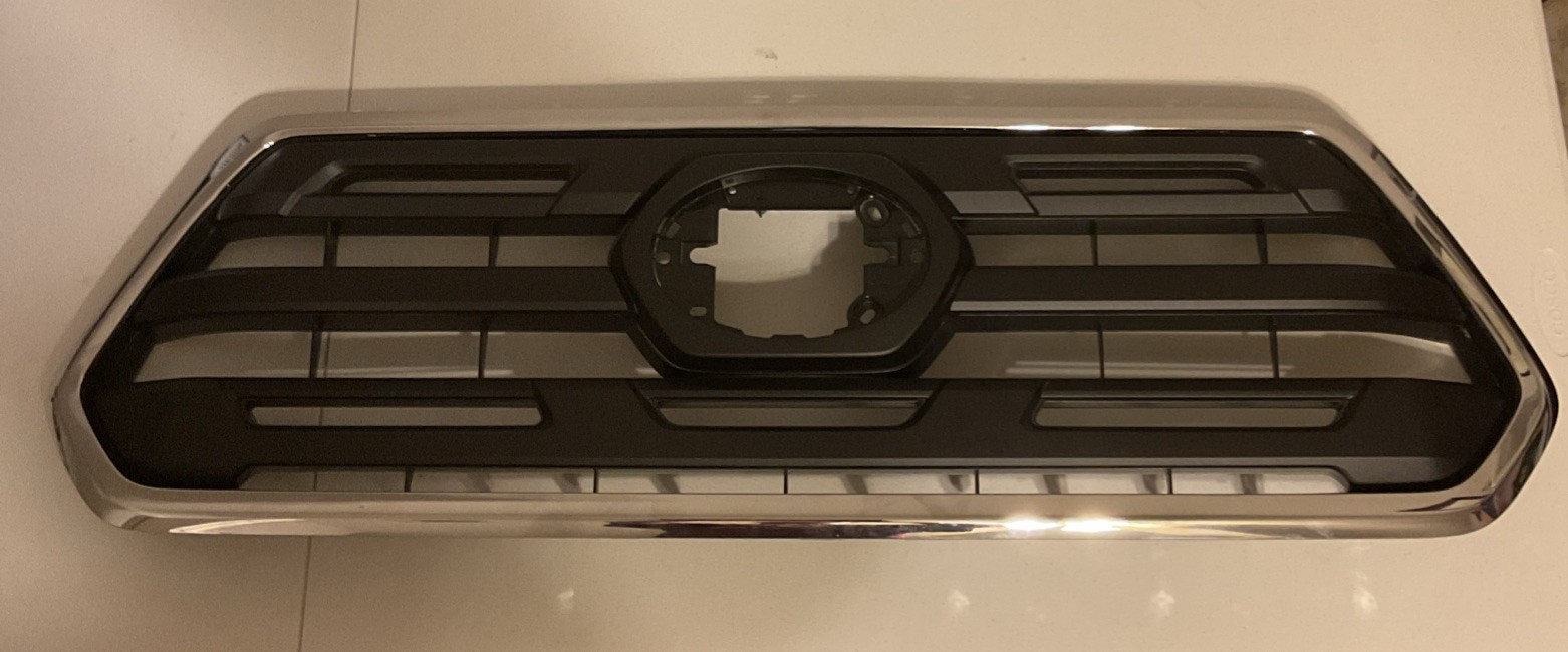 2016 17 18 19 20 2021 TOYOTA TACOMA  black grill with chrome trim OEM W/O emblem