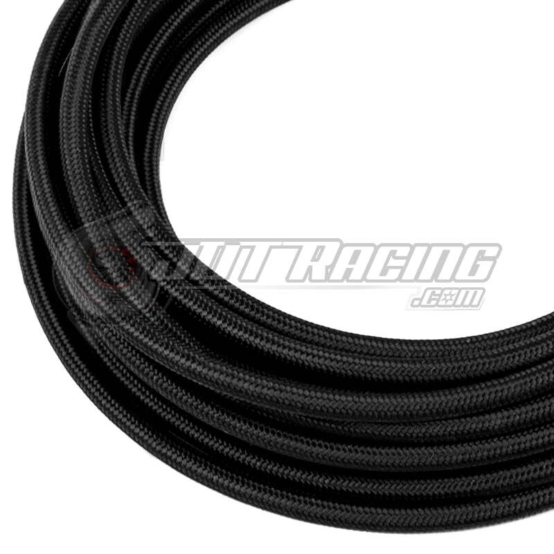 AN16 16AN Black Nylon Braided Stainless Steel Hose HIGH QUALITY 20FT Feet Length