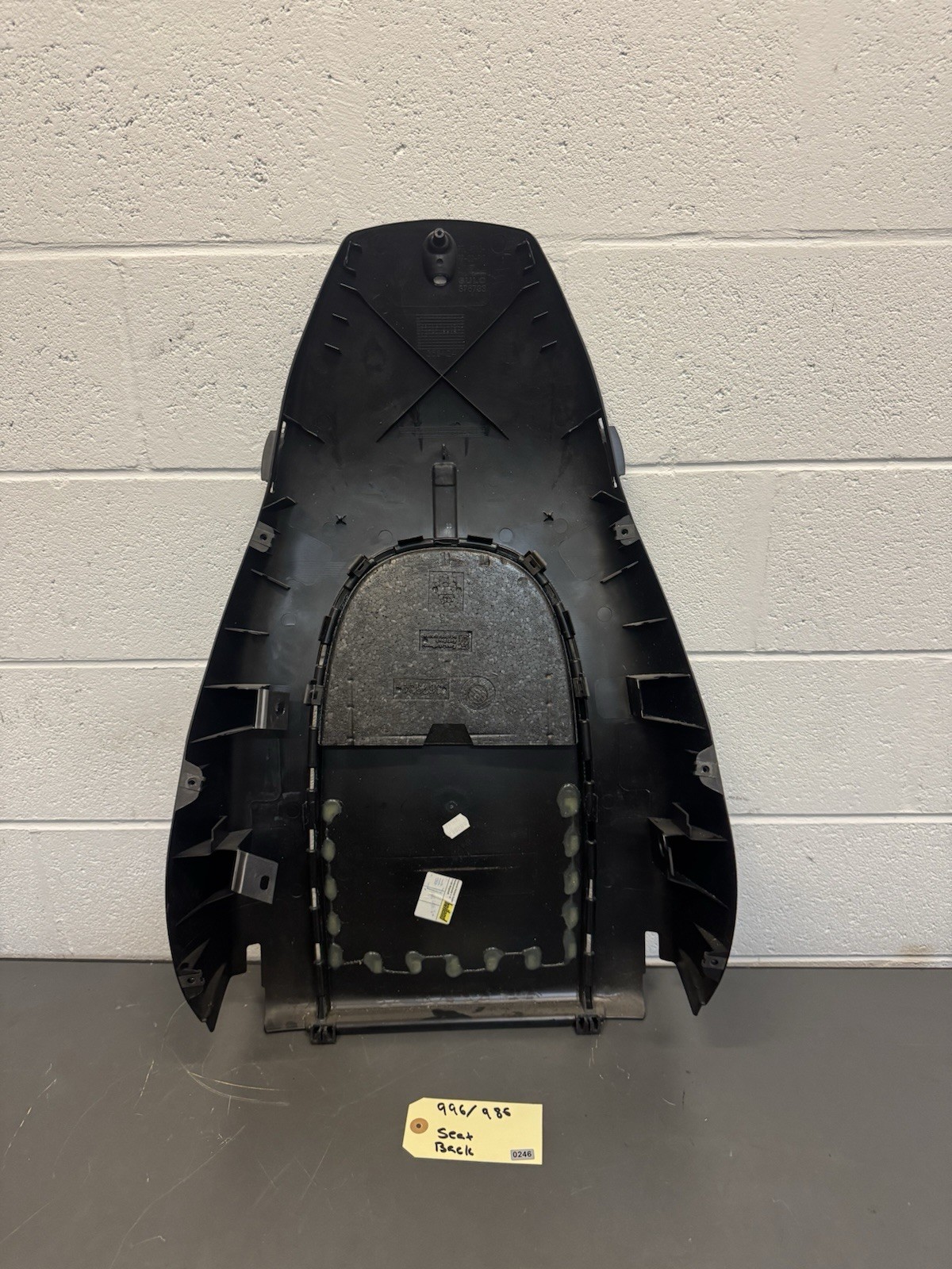 2000 - 2005 PORSCHE 911 986 CARRERA FRONT RIGHT SEAT BACK PANEL COVER TRIM OEM