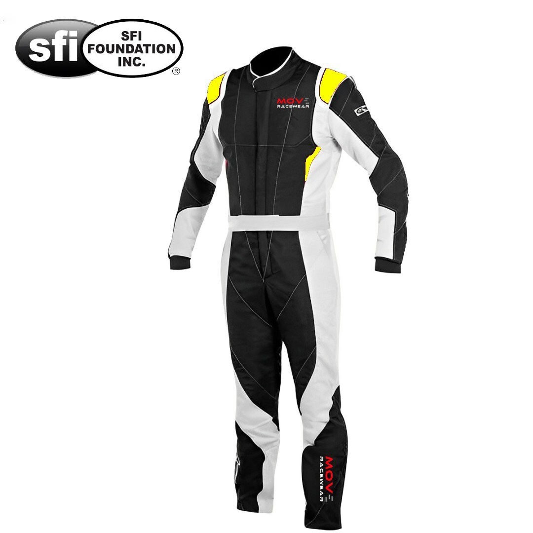 Move Extra-Light SFI 3.2A/5 Approved Double Layer Nomex Car Rally Race Suit Move Extra-Light SFI 3.2A/5 Approved Double Layer Nomex Car Rally Race Suit