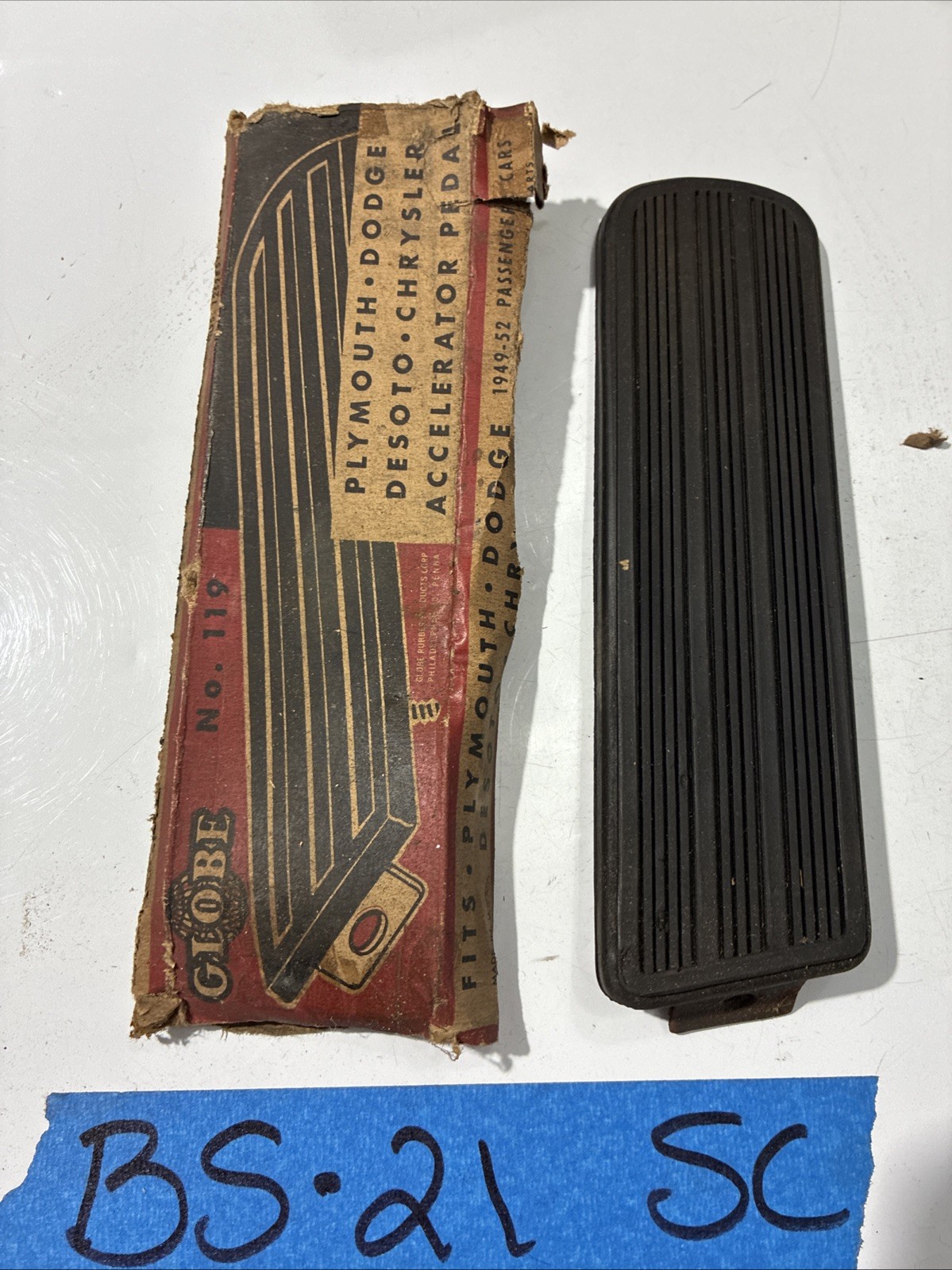 Vintage 1949-52 MOPAR ACCELERATOR Foot PEDAL NOS Dodge Plymouth DeSoto Chrysler Vintage 1949-52 MOPAR ACCELERATOR Foot PEDAL NOS Dodge Plymouth DeSoto Chrysler