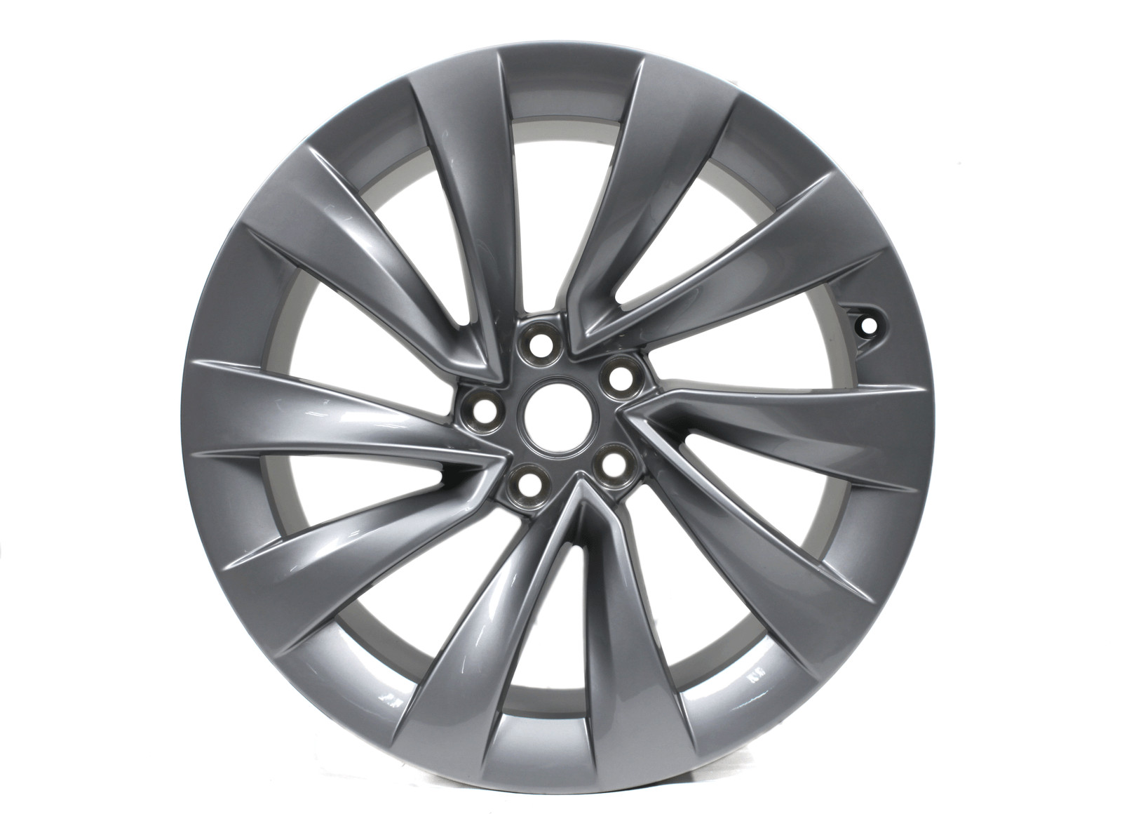 20x9.5 Tesla Model Y Helix 2020-2026 OEM 94253 Silver Wheel 5x114.3 Rim 20\