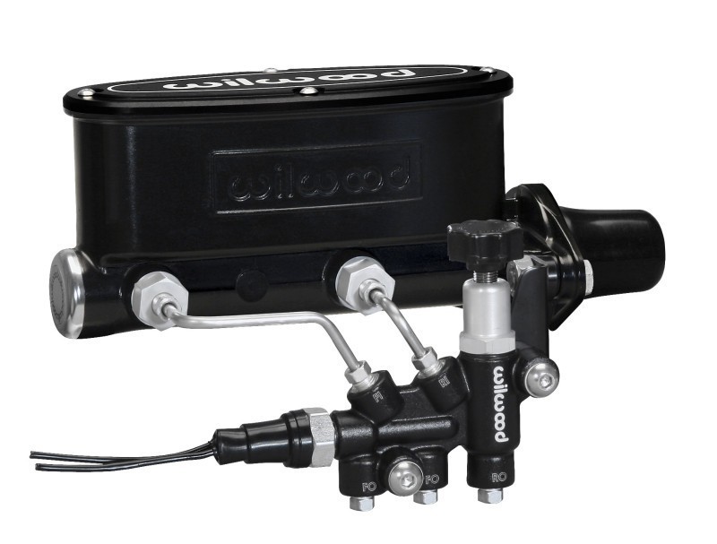 Wilwood 261-13270-BK Tandem Master Cylinder Kit For GM Ford Mustang 1-1/8 Black
