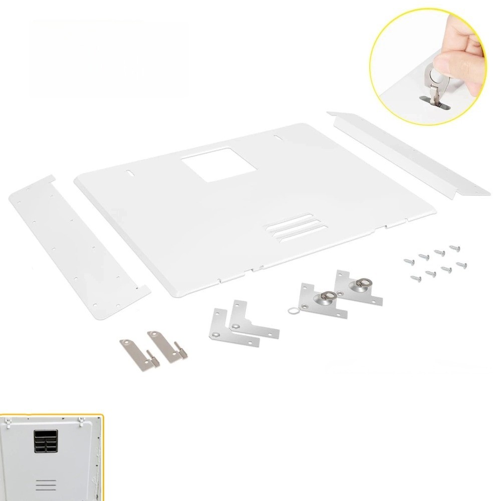 94946 RV Access Door Conversion Kit for Dometic/Atwood Water Heater WH-6GA,White
