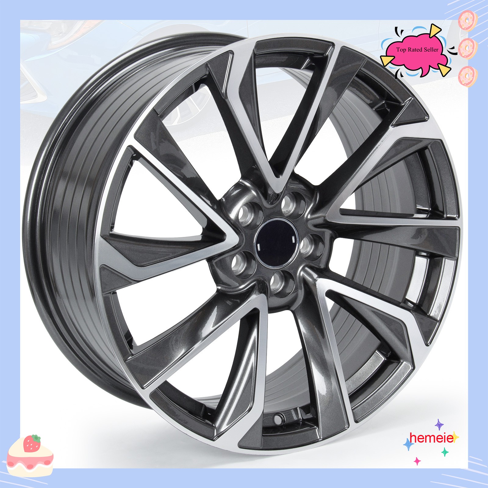 1pc18X8\'\' Alloy Wheel Fits for 2019-2024 Toyota Corolla Replacement Rim US STOCK