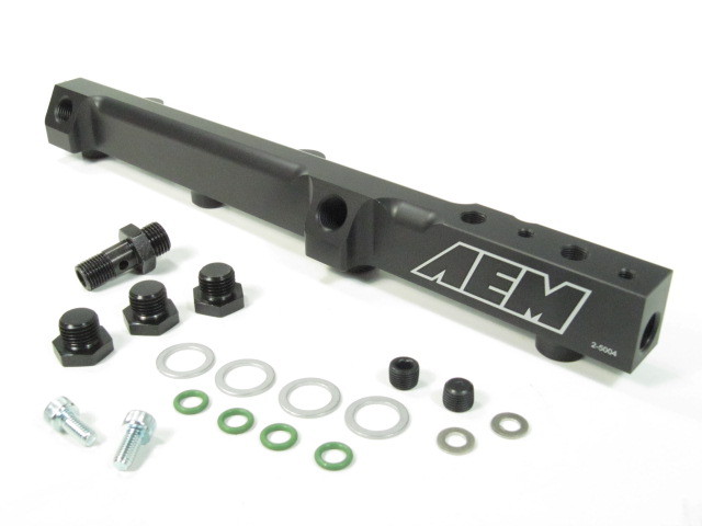 AEM High Volume Fuel Rail Honda 92-96 97-01 Prelude & 90-93 Accord 25-104BK NEW