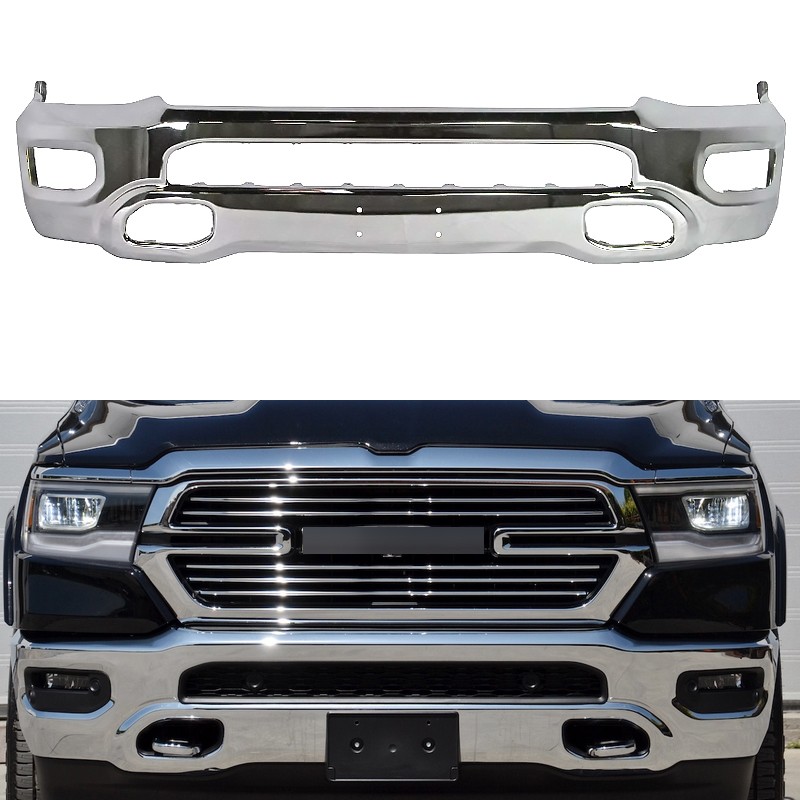 NEW Choose Your Color Painted Front Bumper Face Bar Fits For 2019-2024 Ram 1500