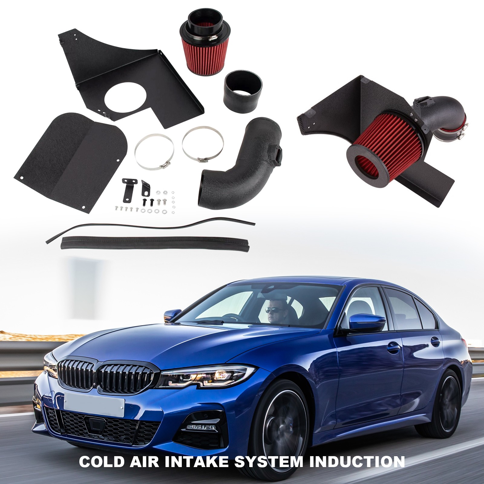 Cold Air Intake System For 2016-2019 BMW 340i 440i F30 F34 F32 F33 F36 B58 3.0T