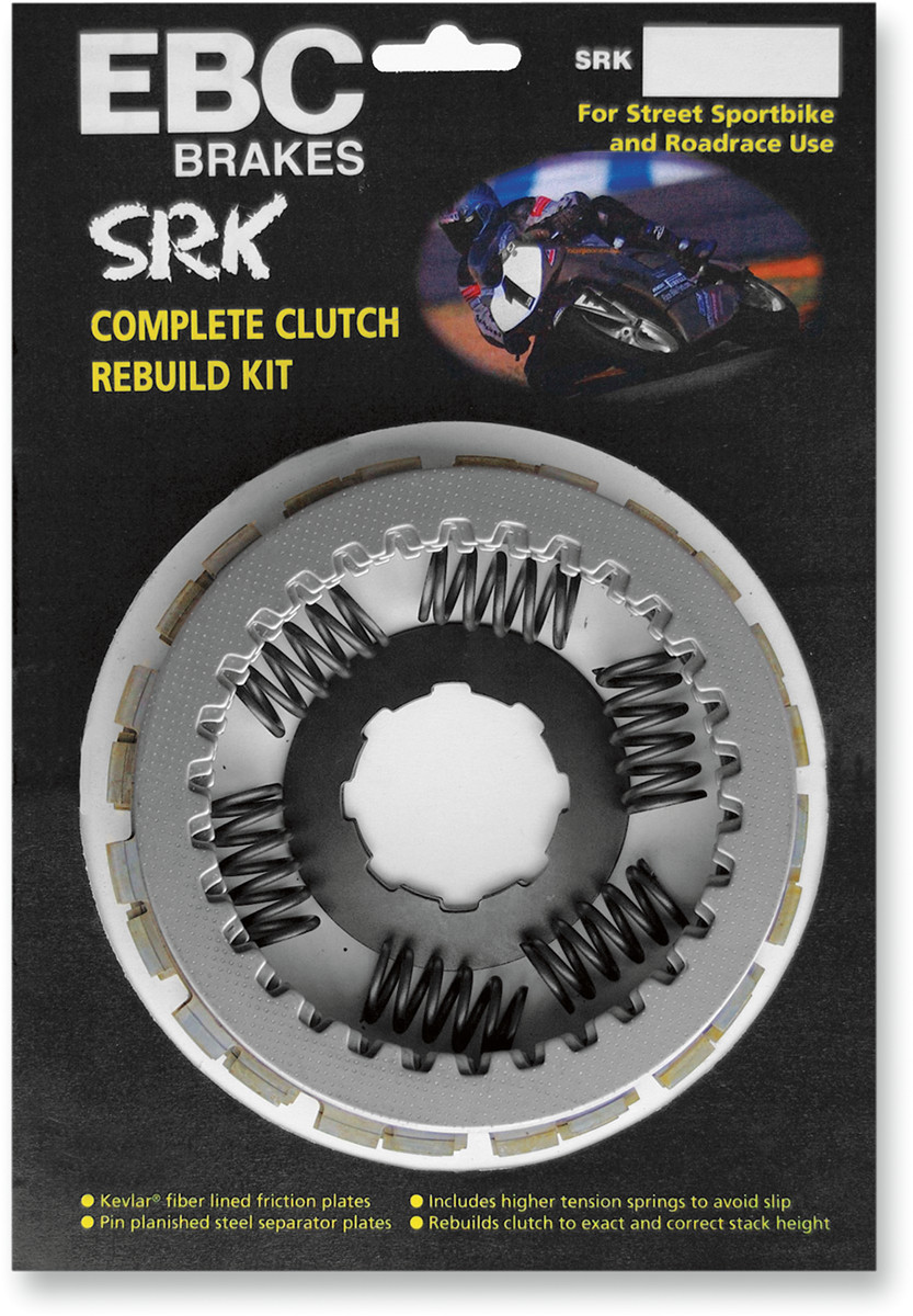 EBC SRK87 Clutch Kit Aramid Fiber Street Race 2006-2017 Yamaha YZF-R6