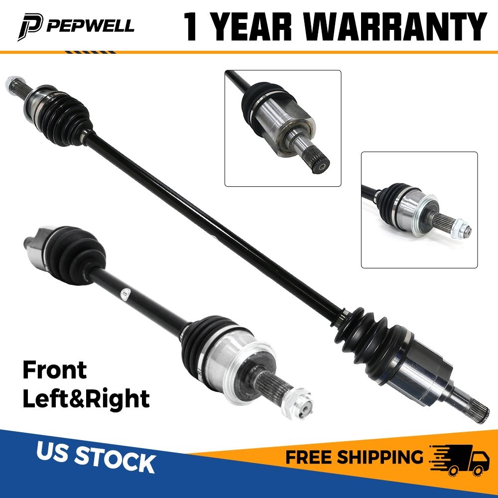 Pair Front CV Axle Shaft Assembly For 2003-2007 Honda Accord L4 2.4L Auto Trans