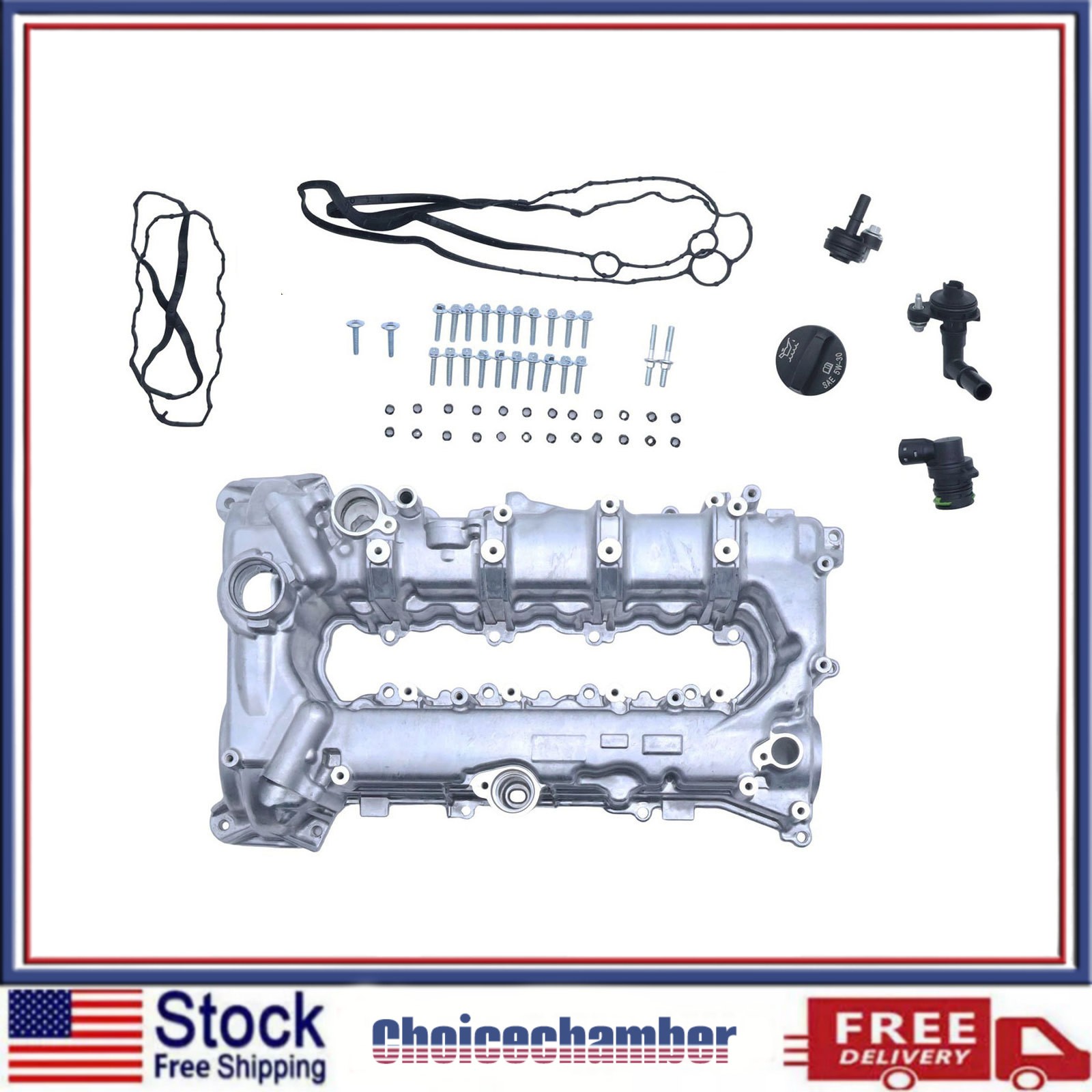For 2016-22 Buick Encore 1.4L Chevrolet Malibu 1.5L Turbo Engine Valve Cover