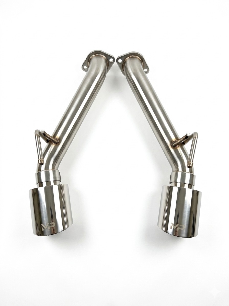 For 23-Up Nissan Z | T-304 Muffler Delete Axle Back Dual Tips 