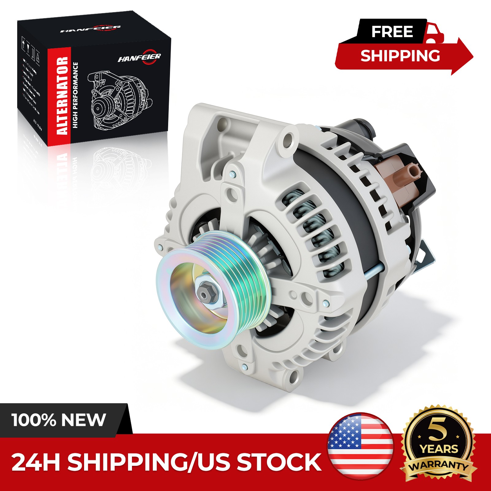 For 2012-2015 Honda Civic 2012-2014 CR-V 2.4L 31100-RX0-A01 Alternator 120 Amp