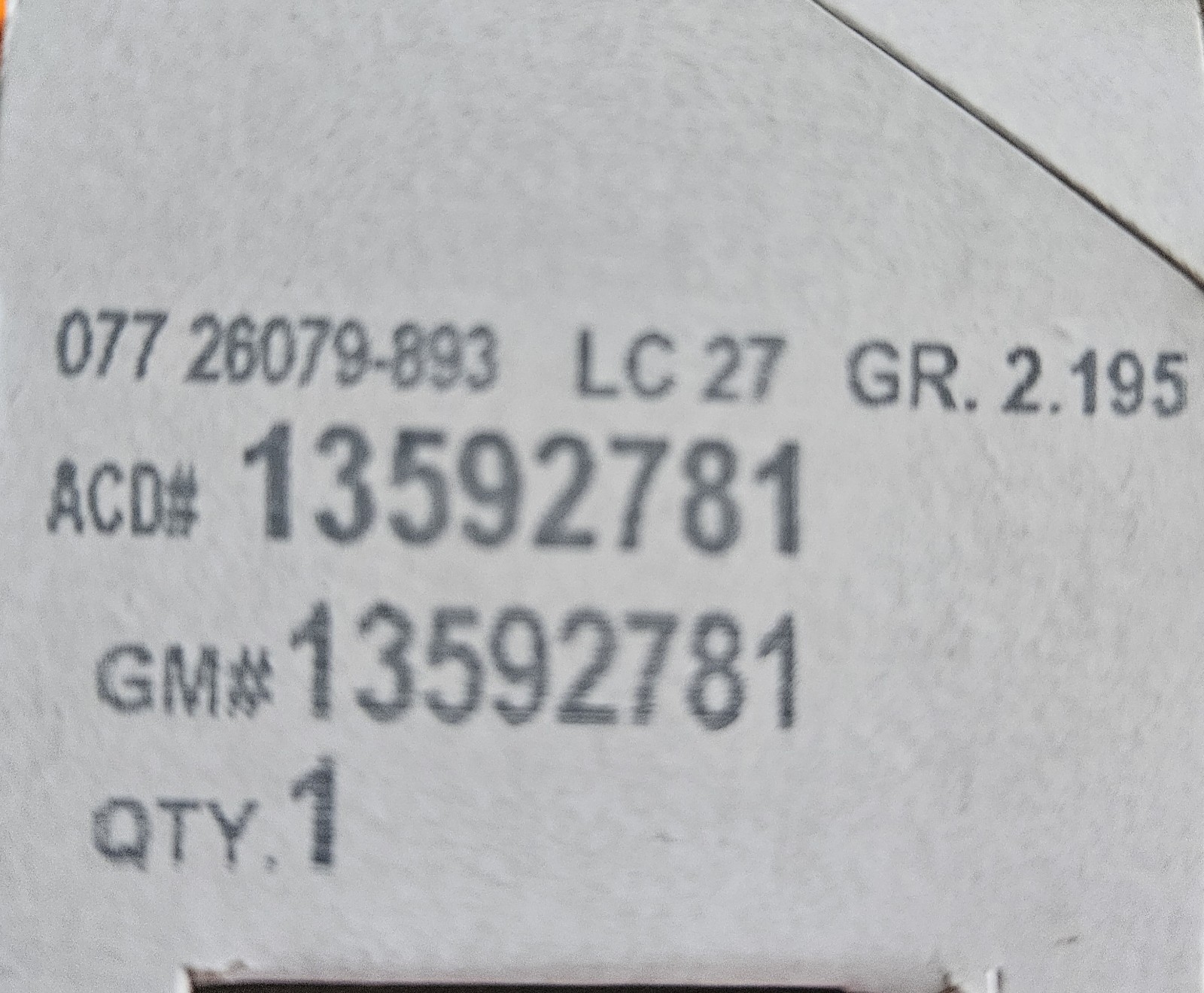NEW GM OEM 16-26 KEYLESS ENTRY ANTENNA P/N 13592781 FITS MANY DIFFERENT MODELS NEW GM OEM 16-26 KEYLESS ENTRY ANTENNA P/N 13592781 FITS MANY DIFFERENT MODELS