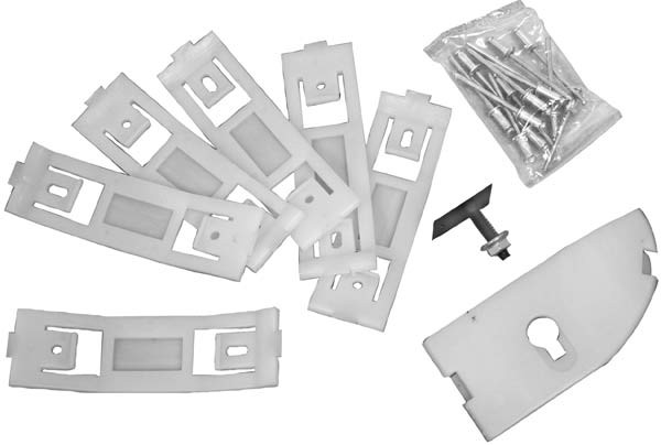 1967-68 Ford Mustang Rocker Panel Molding Clips - LH New
