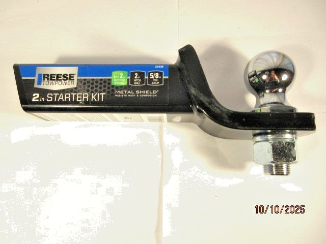 NEW Reese Interlock Trailer Hitch Ball Mount 2\